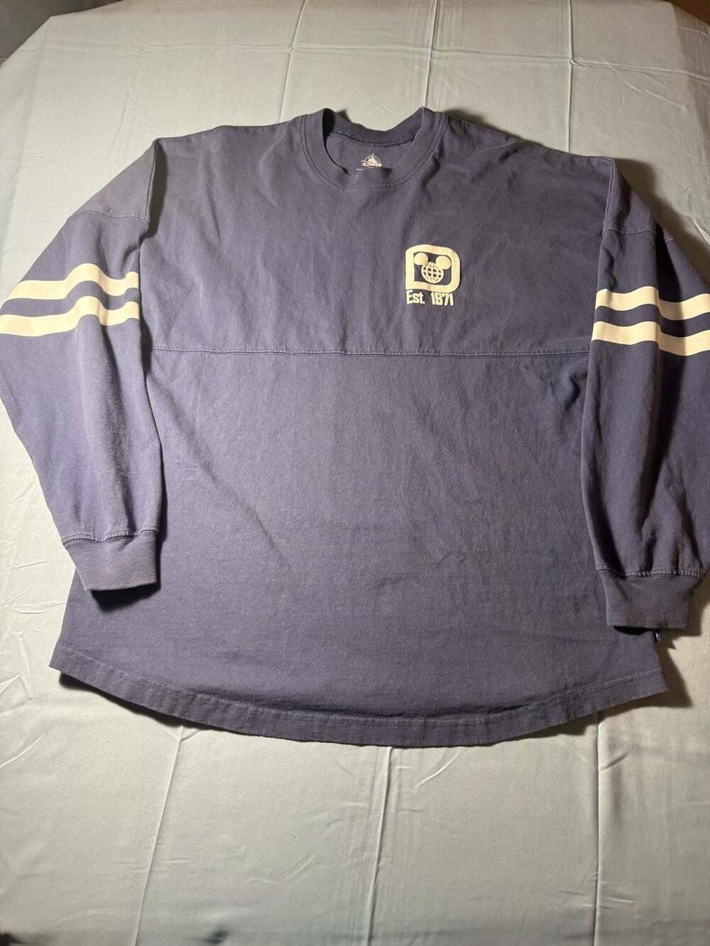 Disney Parks Walt Disney World Est. 1971 Spirit Jersey Long Sleeve Navy Blue